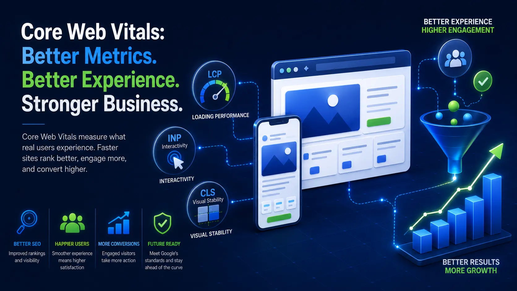 Core Web Vitals: zašto brzina, stabilnost i UX utiču na upite